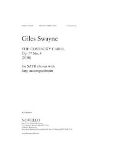 The Coventry Carol Op. 77 No. 4 von Giles Swayne 