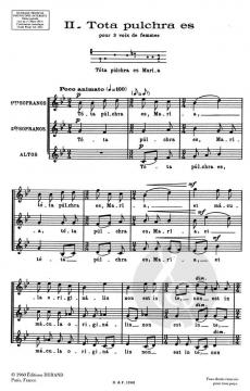 Quatre Motets Sur Des Themes Gregoriens op. 10 Nr. 2 (Maurice Durufle) 