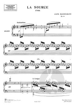 La Source Op. 44 von Alphonse Hasselmans 