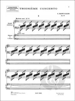Concerto Nr. 3 Op. 29 pour piano & Orchestre, Av von Camille Saint-Saëns 