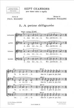 7 Chansons No. 2 (Francis Poulenc) 