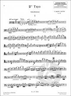 Trio op. 92 Nr. 2 Violon / Violoncelle / Piano (Camille Saint-Saëns) 