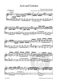 Acis And Galatea HWV 49a (Georg Friedrich Händel) 