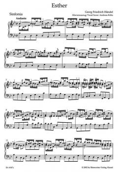 Esther HWV 50a (Georg Friedrich Händel) 