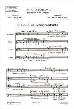 7 Chansons No. 5 (Francis Poulenc) 