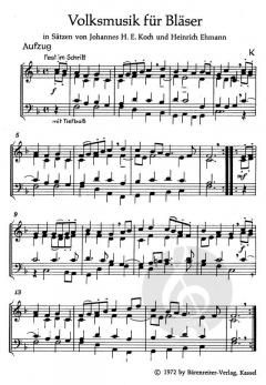 Volksmusik für Bläser 
