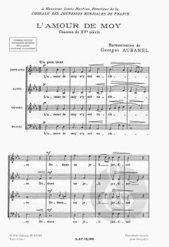 L'amour de Moy (Georges Aubanel) 