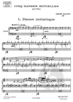 5 Danses Rituelles von André Jolivet 