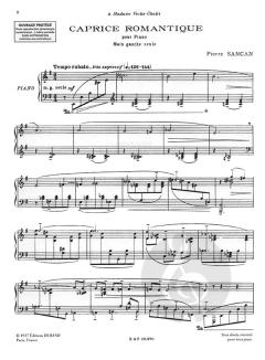 Caprice Romantique pour La Main Gauche Seul von Pierre Sancan 