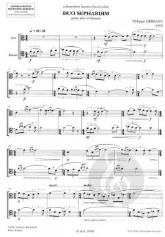 Duo Sephardini Alto / Basson (Philippe Hersant) 