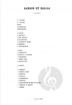 Samson & Dalila von Camille Saint-Saëns 