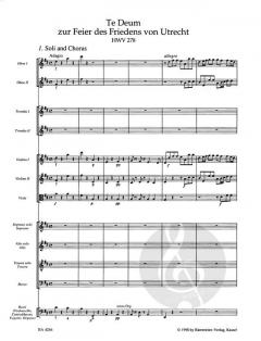 Te Deum zur Feier des Friedens von Utrecht HWV 278 von Georg Friedrich Händel 