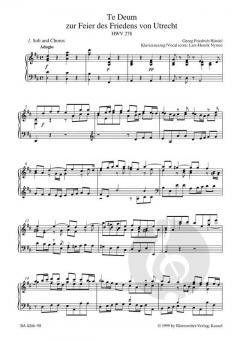 Te Deum zur Feier des Friedens von Utrecht HWV 278 (Georg Friedrich Händel) 