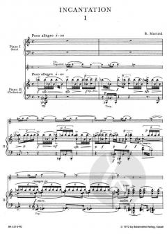 Incantation (1955/1956) von Bohuslav Martinu 