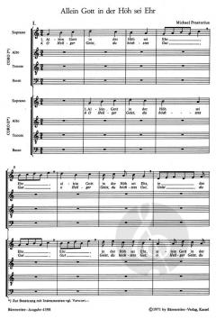 Allein Gott in der Höh' sei Ehr (Michael Praetorius) 