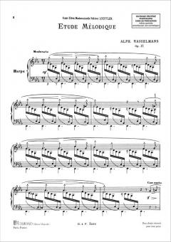 Etude Melodique op. 35 Harpe von Alphonse Hasselmans 