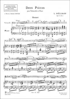 2 Pieces op. 31 Nr. 2 Menuet von Leon Boellmann 