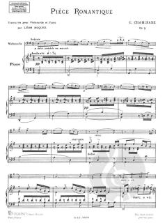 Piece Romantique Op. 9 von Cecile Chaminade 