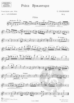 Piece Romantique Op. 9 von Cecile Chaminade 