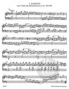 Kadenzen, Eingänge und Auszierungen von Paul Badura-Skoda 