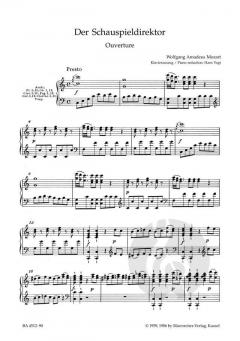 Der Schauspieldirektor KV 486 von Wolfgang Amadeus Mozart 