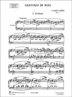 Oratorio de Noel Op. 12 pour Chant et Piano von Camille Saint-Saëns 