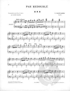 Pas Redouble von Camille Saint-Saëns 
