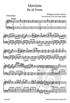 Mitridate, Re di Ponto KV 87 (74a) von Wolfgang Amadeus Mozart 