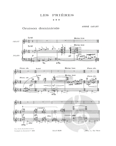Les Prieres von André Caplet 