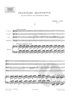 Quintette Nr. 2 Op. 115 (Gabriel Fauré) 