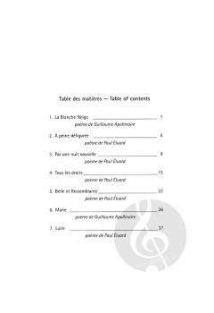 Sept Chansons (Francis Poulenc) 