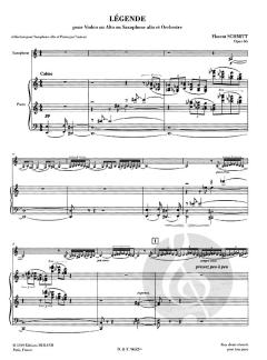 Legende von Florent Schmitt 