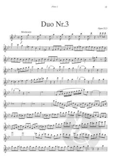 3 Duos op. 22 von Franz Vincenz Krommer 