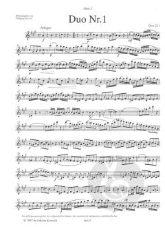 3 Duos op. 22 von Franz Vincenz Krommer 