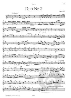 3 Duos op. 22 von Franz Vincenz Krommer 