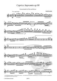 Caprice Impromtu op. 90 von Emil Kronke 