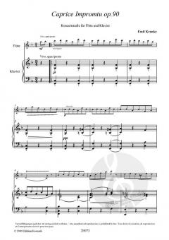Caprice Impromtu op. 90 von Emil Kronke 