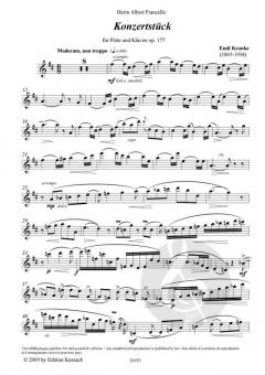 Konzertstück op. 177 von Emil Kronke für Flöte und Klavier im Alle Noten Shop kaufen