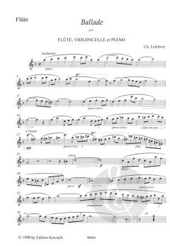 Ballade von Charles Lefebvre 