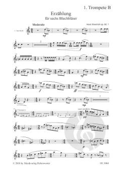 Erzählung für 6 Blechbläser op. 90, 1 (Horst Ebenhöh) 
