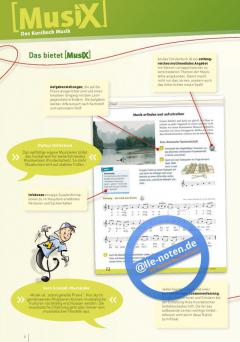 MusiX: Das Kursbuch Musik 1 von Markus Detterbeck 