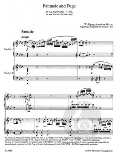 Fantasie g-Moll und Fuge G-Dur / Sonatensatz von Michael Töpel 