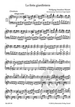 La finta giardiniera von Wolfgang Amadeus Mozart 