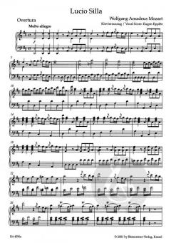 Lucio Silla KV 135 (W.A. Mozart) 