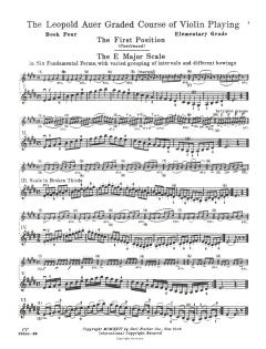 Graded Course Of Violin Playing Book 4 von Leopold Auer im Alle Noten Shop kaufen