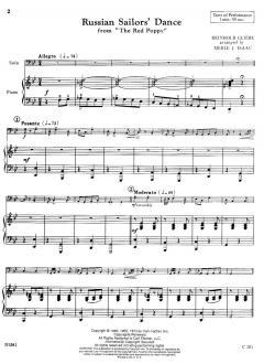 Russian Sailor's Dance von Reinhold Gliere 