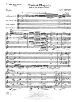 Clarinet Rhapsody von David Bennett 