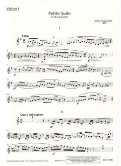 Petite Suite von Mikis Theodorakis 