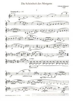 Die Schönheit des Morgens von Wilhelm Killmayer 