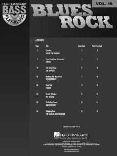 Bass Play-Along Vol. 18: Blues Rock 